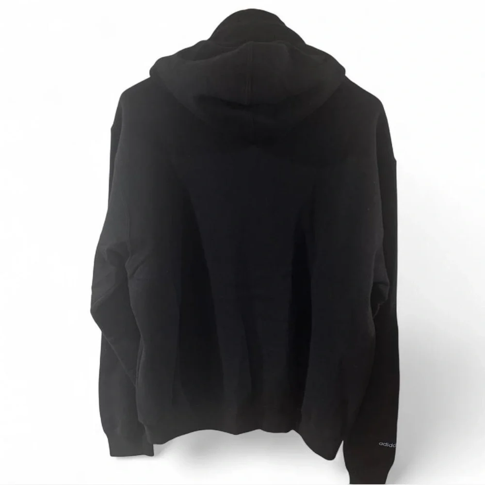 adidas Peace Sign Black Hoodie Sweatshirt Size Men’s Large (NWT)